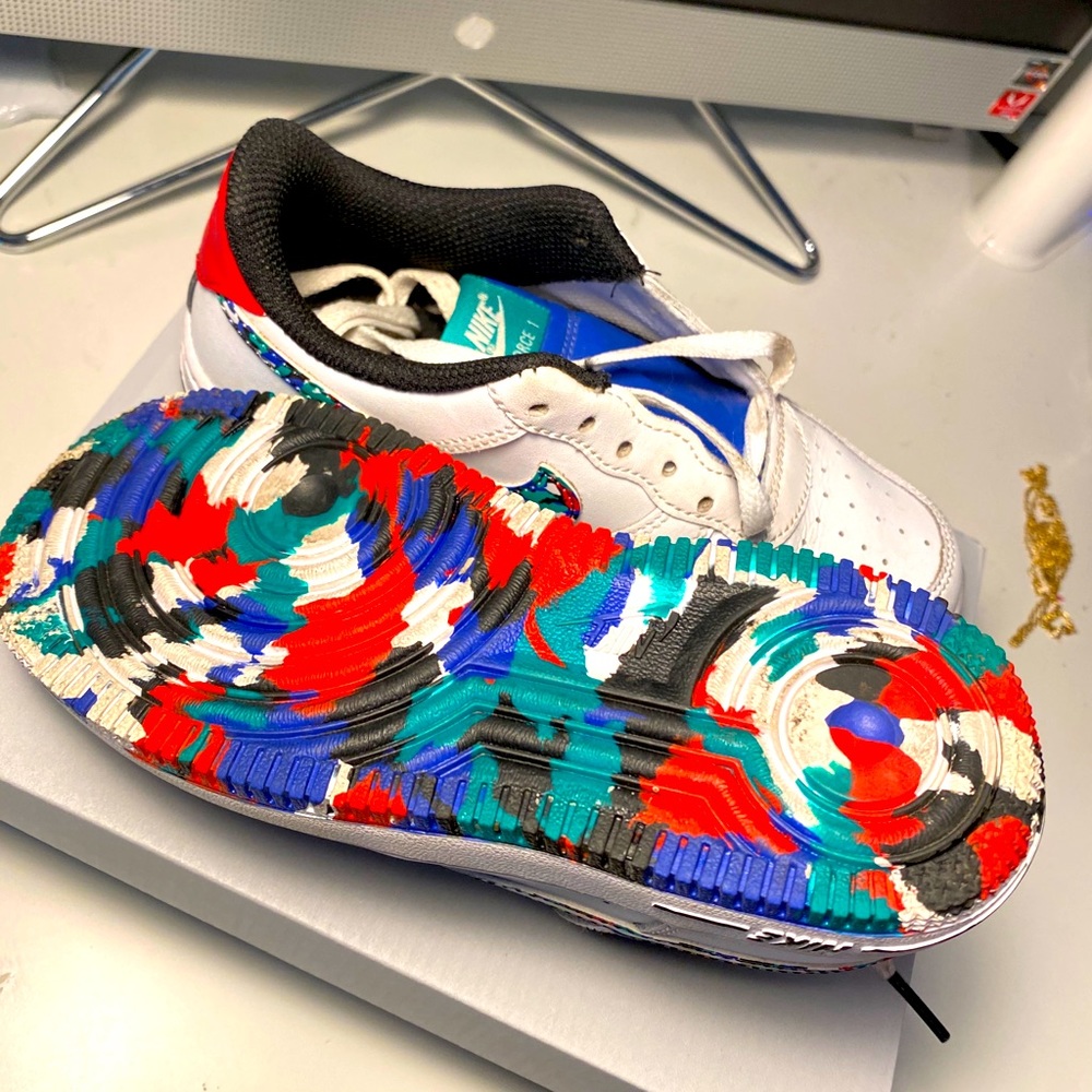 nike shoes air force 1 af 1 “melted crayon”